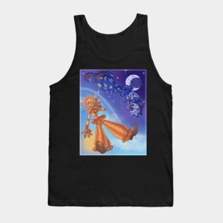 SunnyDrop and MoonDrop cartoony version Tank Top